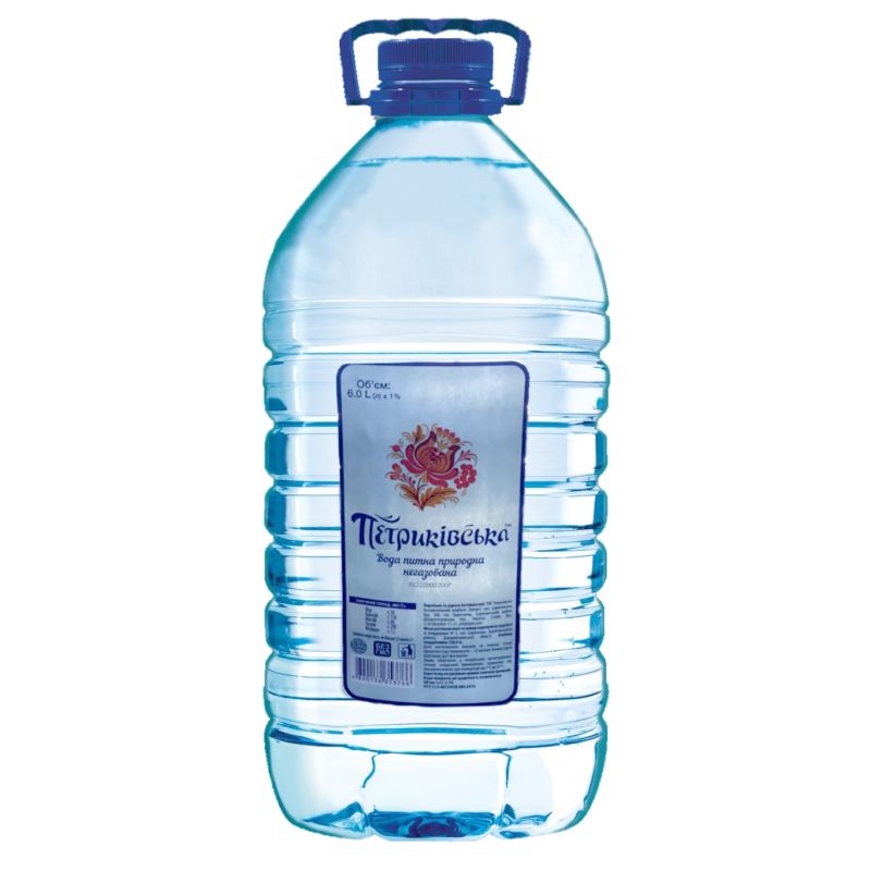 Питна вода ТМ «Петриківська» 6 л негазована